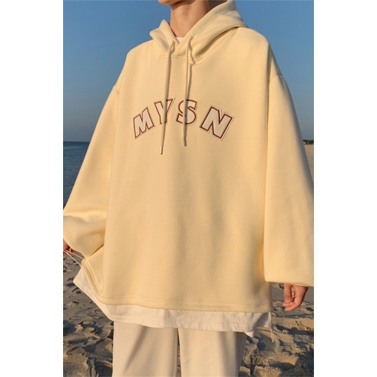 Hooded Long Sleeve Sweatshirt For Mens